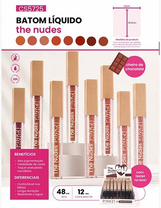 Batom Liquido (The Nudes) c/48ps Pink21