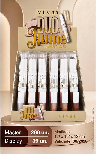 Iluminador duo ilume c/36pcs VIVAI