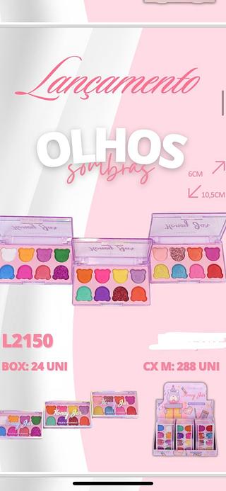 Paleta de sombras c/24pcs (LA2150) LABRANCHE