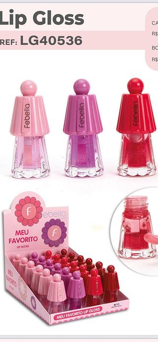 Lip Gloss Sheglam c/24pcs FEBELLA