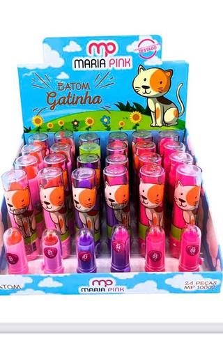 Batom Gatinha/ 24pçs Maria pink (MP10002)