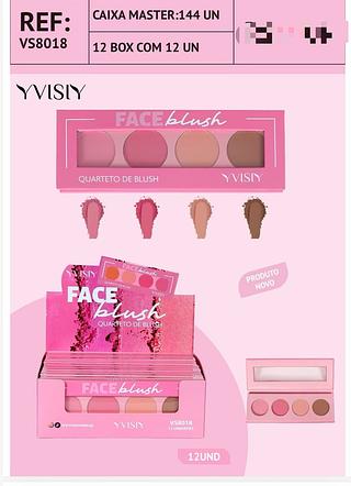 Quarteto de blush /12pcs YVISIY