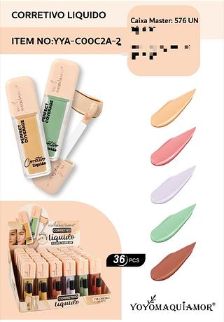 CORRETIVO LIQUIDO C/36PS COVER MAKE-UP