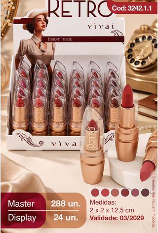 Batom Retro c/24pcs VIVAI