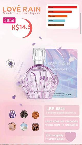 Perfume 30Ml /12pç Love Rain