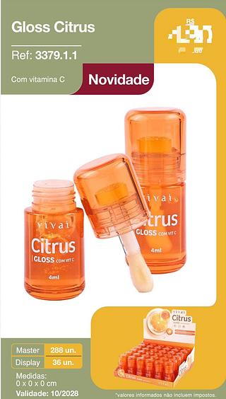 Gloss citrus c/36pcs VIVAI