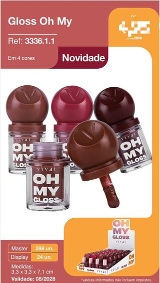 Gloss Oh My c/24pçs Vivai