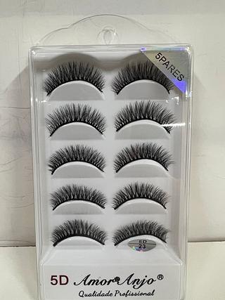 Cilios postiços Amoreanjo 5pares/ DZ (5A-23)
