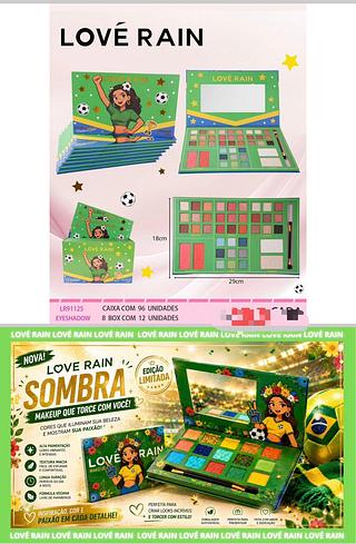 Paleta sombras /12pcs LOVE RAIN