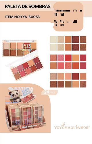 Paleta de sombras /24pcs Yoyo maquiamor