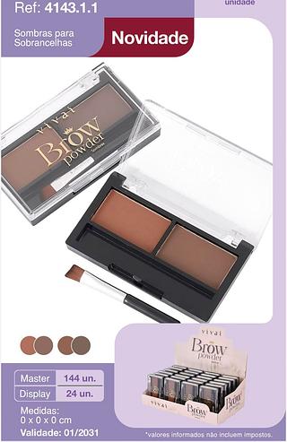 Sombras brow powder /24pcs Vivai
