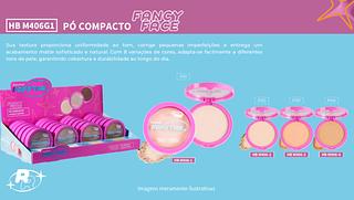 Po compacto fancy face cor 10-40 /24pcs Ruby Rose