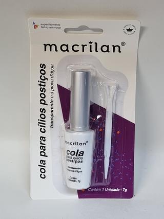 Cola p/cílios Postiços transparente /12pcs Macrilan