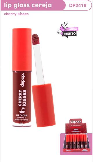 Lip gloss cereja c/36pcs DAPOP