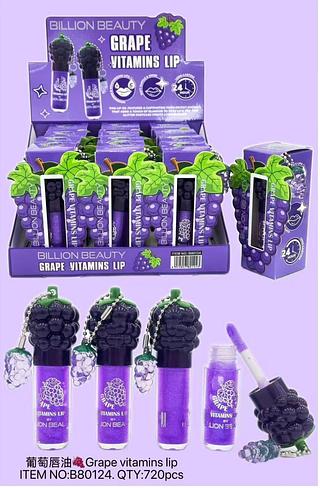 Lip gloss uva c/12pcs billion beauty