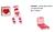 Lip Gloss Lovely /24pçs Fenzza