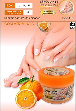 Esfoliante para os pes com Vitamina C C/6pcs LUDURANA