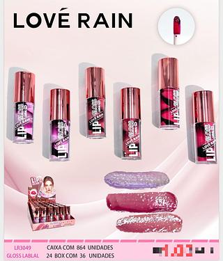 Gloss Labial c/36pçs Love Rain