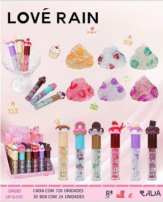 Lip gloss c/24pcs LOVE RAIN