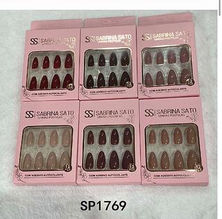 Unha postica em pvc c/12pcs SABRINA SATO