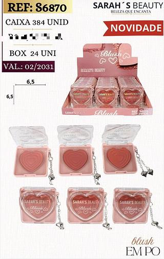 Blush c/24pcs Sarah´s Beauty