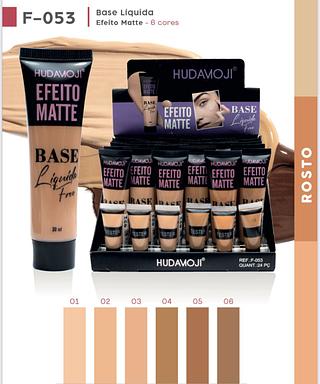 Base Liquida Matte c/24pçs Hudamoji