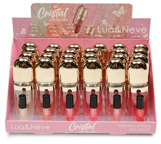 Lip Gloss c/24pçs Lua & Neve