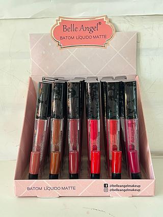 Batom liquido Matte/ 24pçs Belle angel