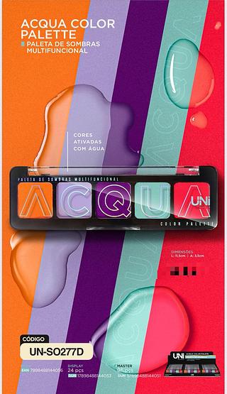 Paleta de Sombras Multifuncional c/24pçs UNI