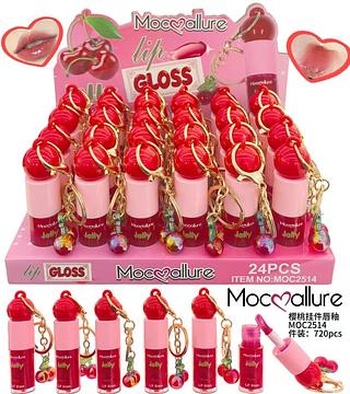 Lip gloss c/24pcs Mocoallure