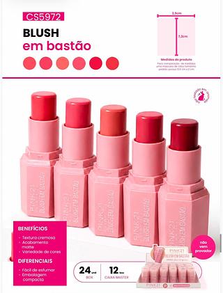 Blush em bastao /24pcs PINK 21