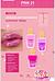 Lip Gloss Glitter Mágico Summer Vibes /24unid Pink 21