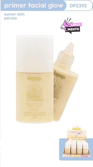 Primer facial glow sumer skin pérola c/24pcs DAPOP