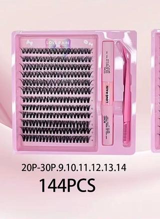 Kit cilios（tufinho）/12pcs 20p-30p LOVE RAIN