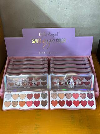 Paleta de sombras c/12pcs BELLE ANGEL