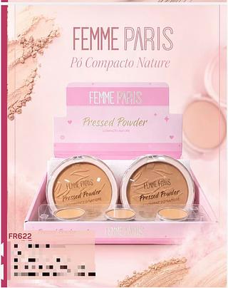 Po compacto nature /12pcs FEMME PARIS