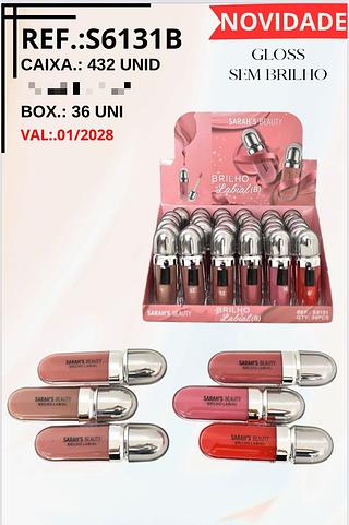 Brilho Labial /36pçs Sarah´s Beauty
