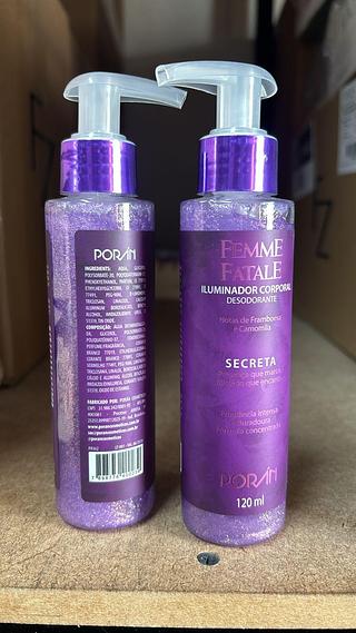 Iluminador Corporal Femme Fatale (Secreta) c/12pçs Porán