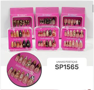 Unha postica em pvc c/12pcs SABRINA SATO