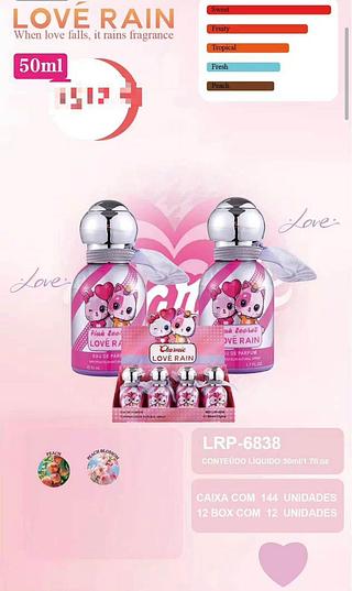 Perfume /12pcs Love Rain
