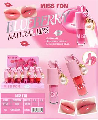 Lip gloss natural c/24pcs MISS FON