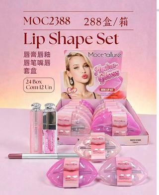 Kit lip gloss c/12pcs