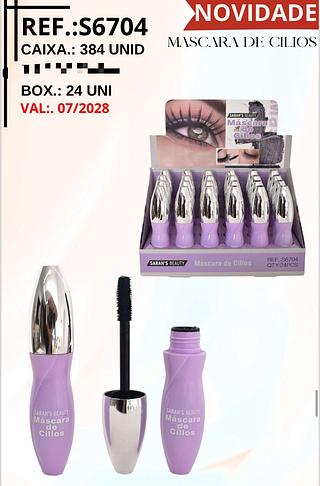 Máscara de Cilios c/24pçs Sarah´s Beauty