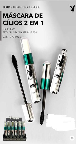 Mascara Extra Volume 2 EM 1 PlayBoy C/24pcs