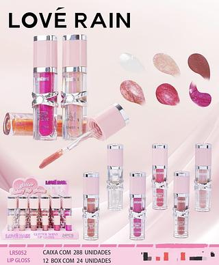 Lip gloss c/24pcs LOVE RAIN