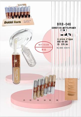 Corretivo Matte + Primer 2 em 1 /48unid Bobbi Rara