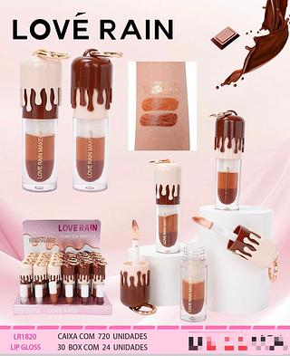 Lip gloss /24pcs LOVE RAIN