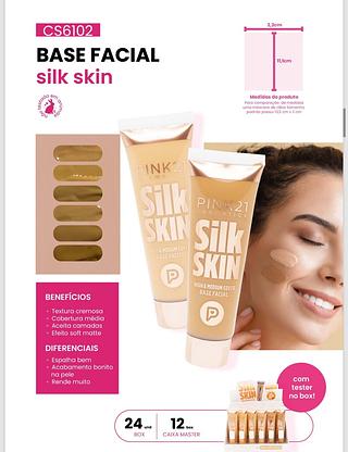 Base liquido silk skin /24pcs Pink 21