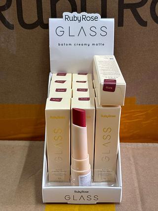 Batom Creamy Matte /12pcs RUBY ROSE GLASS