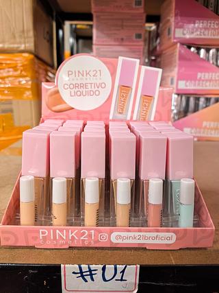 Corretivo liquido /24pcs Pink 21